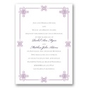 Deco Frame - Lavender - Invitation