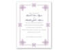 Deco Frame - Lavender - Save the Date Card