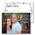 Chalkboard - Save the Date Postcard