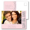 Bold Notice - Pink - Save the Date Postcard