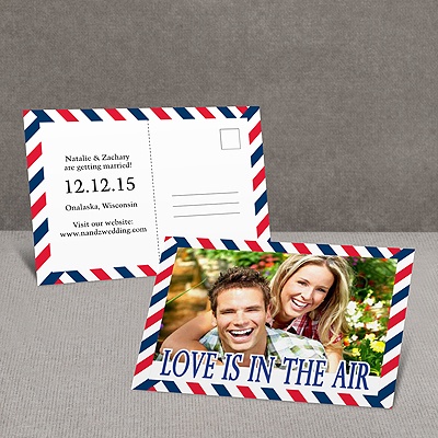 Flying High - Save the Date Postcard