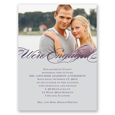 Big News - Engagement Party Invitation