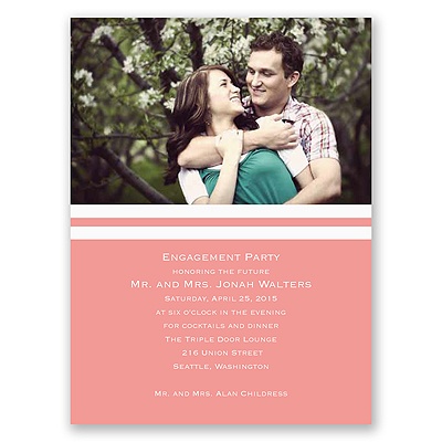 Official Photo - Engagement Party Invitation