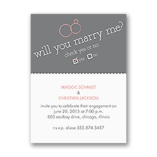 Will You - Engagement Party Invitation