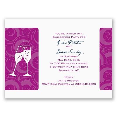 Bubbly - Engagement Party Invitation