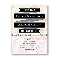 Finally Engaged - Engagement Party Invitation