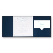 Flourishing Border - Pocket Invitation