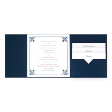 Filigree Edges - Pocket Invitation
