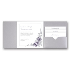 Custom Roses - Pocket Invitation