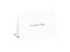Bright White - Thank You Card and Envelope - Flat Printed