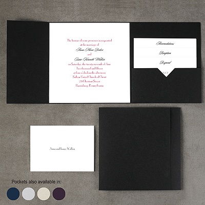 Classic Message - Pocket Invitation