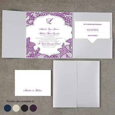 Lavish Lace - Pocket Invitation