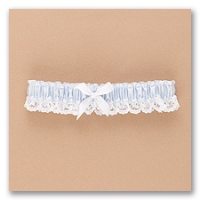 Light Blue Wedding Garter