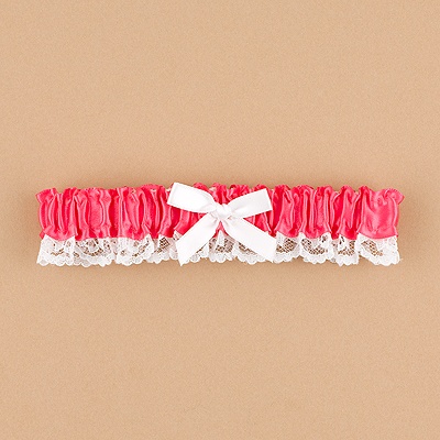 Fuchsia Wedding Garter