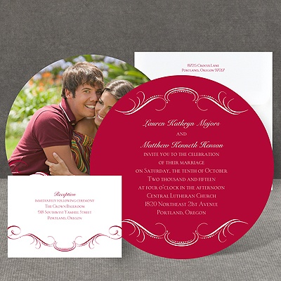 Delicate Flourishes - Invitation