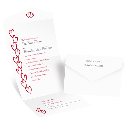 Chain of Hearts - Seal and Send Invitation