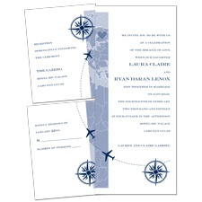 Love's Destination - 3 for 1 Invitation