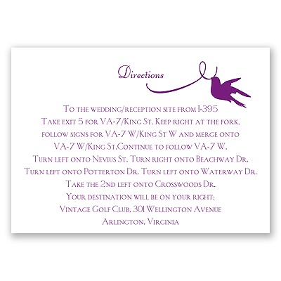 Pretty Birds - Map Card