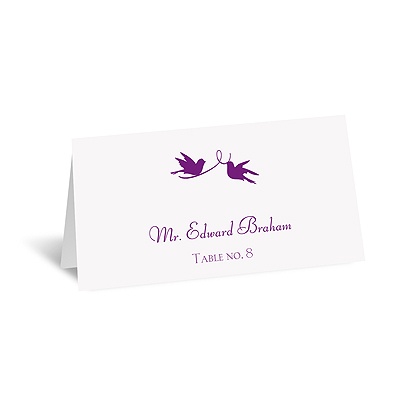 Pretty Birds - Escort Card