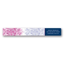 Hip Flourishes - Berry - Address Label