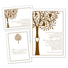 Tree of Love - 3 for 1 Invitation