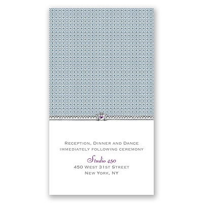 Hip Crest - Berry - Reception Card