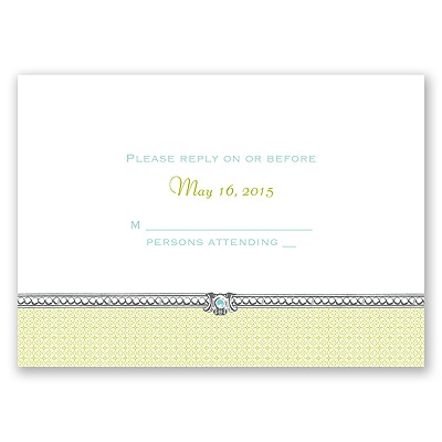 Hip Crest - Fresh - Response Card and Envelope