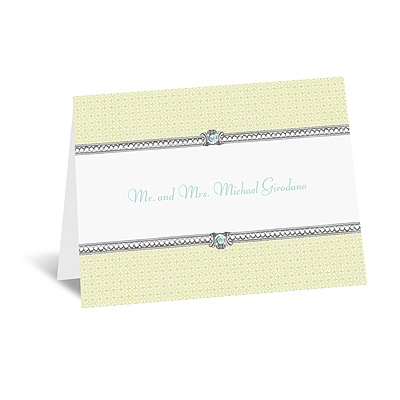 Hip Crest - Fresh - Thank You Card and Envelope
