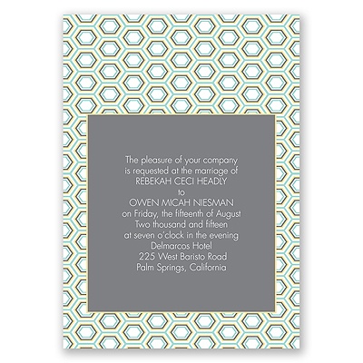 Hip Geometric - Fresh - Invitation