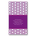 Hip Geometric - Berry - Reception Card