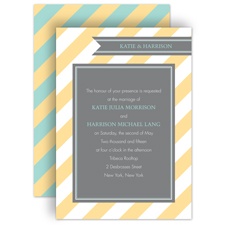 Hip Stripes - Fresh - Invitation