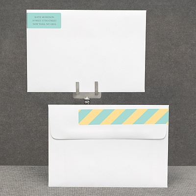 Hip Stripes - Fresh - Address Label