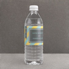 Hip Stripes - Fresh - Water Bottle Label