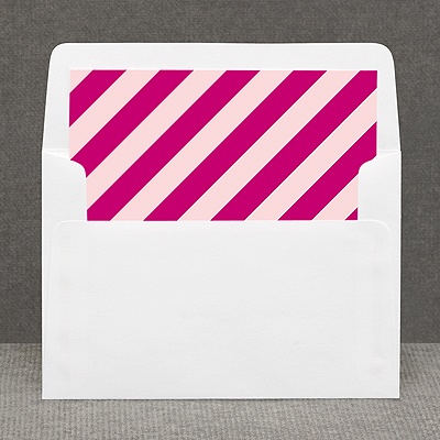 Hip Stripes - Berry - Custom Envelope Liner