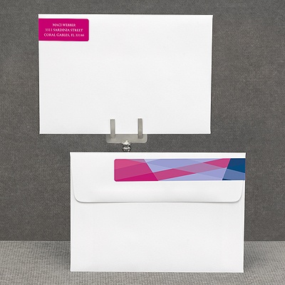 Hip Angles - Berry - Address Label