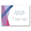 Hip Angles - Berry - Response Card and Envelope