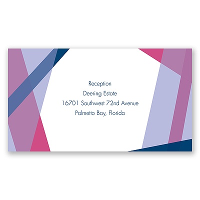 Hip Angles - Berry - Reception Card