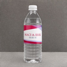 Hip Angles - Berry - Water Bottle Label