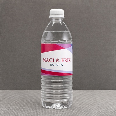 Hip Angles - Berry - Water Bottle Label