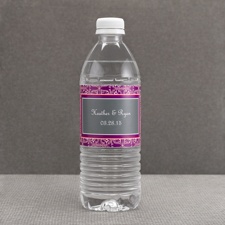 Hip Deco - Berry - Water Bottle Label