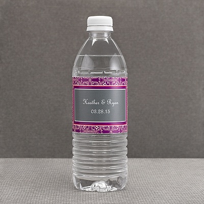 Hip Deco - Berry - Water Bottle Label