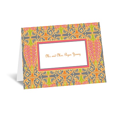Hip Deco - Fresh - Thank You Card and Envelope