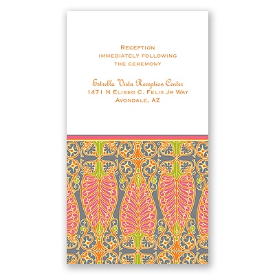 Hip Deco - Fresh - Reception Card