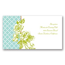 Hip Roses - Fresh - Reception Card