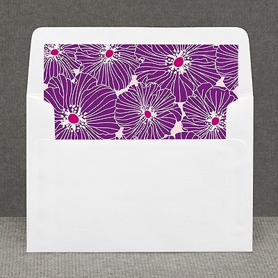Hip Blossoms - Berry - Custom Envelope Liner