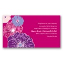 Hip Blossoms - Berry - Reception Card