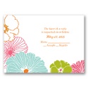 Hip Blossoms - Fresh - Response Card and Envelope