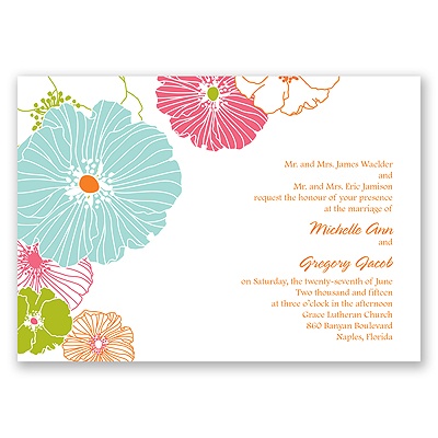 Hip Blossoms - Fresh - Invitation