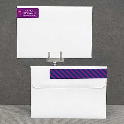 Hip Heart - Berry - Address Label