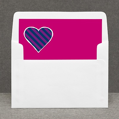 Hip Heart - Berry - Custom Envelope Liner